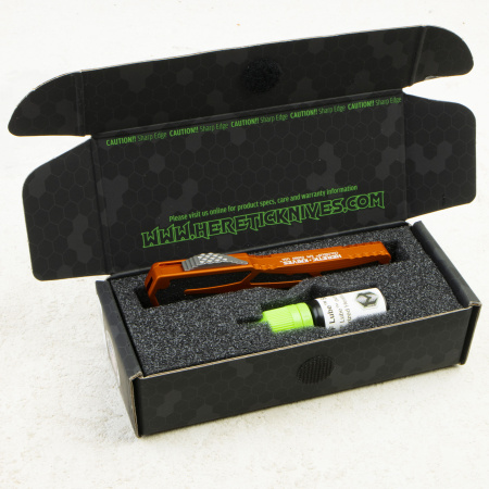 Нож Heretic Knives Colossus, CPM MagnaCut, Orange Aluminum Handle, H039-2A-ORG Нож Heretic Knives Colossus, CPM MagnaCut, Orange Aluminum Handle, H039-2A-ORG