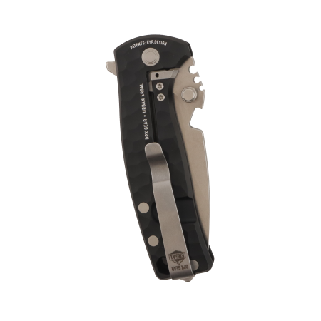 Нож DPX Gear HEST/F Urban Ergan, M390, Aluminum Black Handle, DPHSF072
