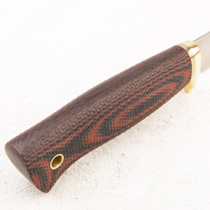 Нож Южный Крест Партнер L Эксперт, N690, Конвекс, Микарта Красно-Черная, Насечка Нож Южный Крест Партнер L Эксперт, N690, Конвекс, Микарта Красно-Черная, Насечка - купить в интернет-магазине Blademan