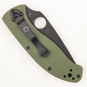 Нож Spyderco Tenacious, 122GPBGR, Black Blade, Green - складной туристические ножи из стали Нож Spyderco Tenacious, 122GPBGR, Black Blade, Green - складной туристические ножи из стали