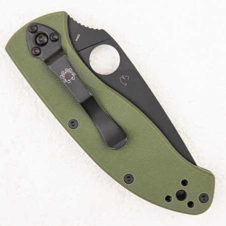 Нож Spyderco Tenacious, 122GPBGR, Black Blade, Green Нож Spyderco Tenacious, 122GPBGR, Black Blade, Green - купить в интернет-магазине Blademan