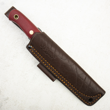 Нож Южный Крест ЯГД, CPR, Конвекс, Микарта Красная, Насечка - купить в интернет-магазине Blademan