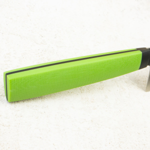 Нож Накири OWL NA160 F, N690 Cryo, G10 Green Handle