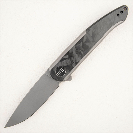 Нож WE Knife Smooth Sentinel, 20CV, Titanium/Carbon