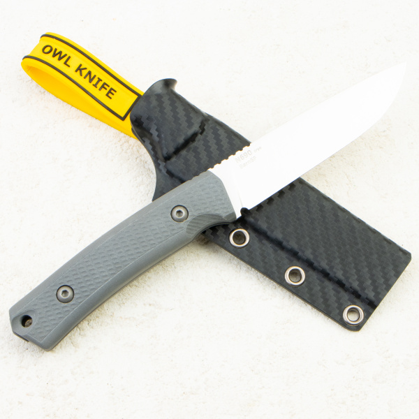 Нож OWL Barn S F, N690 Cryo, G10 Gray, Kydex