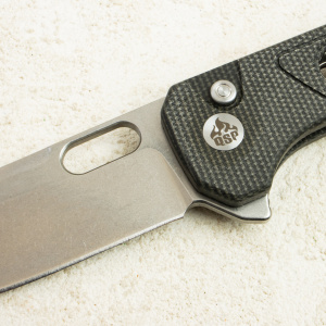 Нож QSP Unicorn, Stonewashed 14C28N, Micarta Dark Brown, QS156-A1 Нож QSP Unicorn, Stonewashed 14C28N, Micarta Dark Brown, QS156-A1