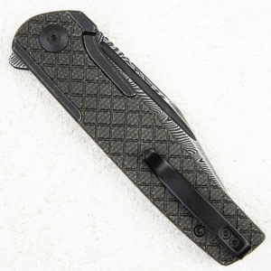 Нож CIVIVI Cachet, Damascus, Steel/Canvas Micarta Dark Green - складной туристические ножи из стали Нож CIVIVI Cachet, Damascus, Steel/Canvas Micarta Dark Green - складной туристические ножи из стали