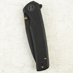 Нож WE Knife Subjugator, Black Stonewashed, CPM 20CV, Titanium Black Handle, WE21014C-5 Нож WE Knife Subjugator, Black Stonewashed, CPM 20CV, Titanium Black Handle, WE21014C-5