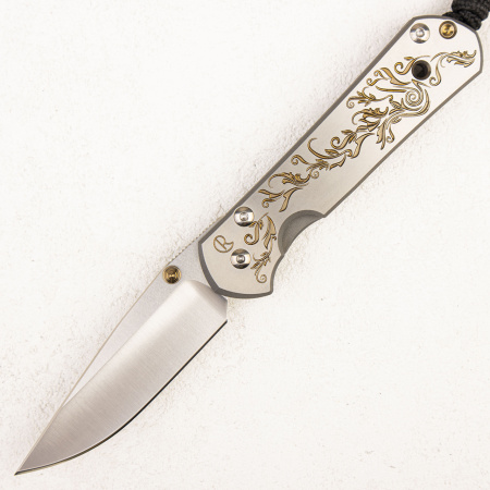 Нож Chris Reeve Small Sebenza 21 CGG Gold Leaf