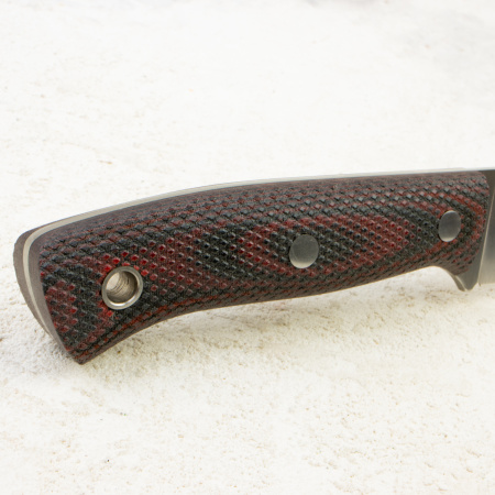 Нож Южный Крест Кайман, VG-10, Micarta Black/Red, Насечка