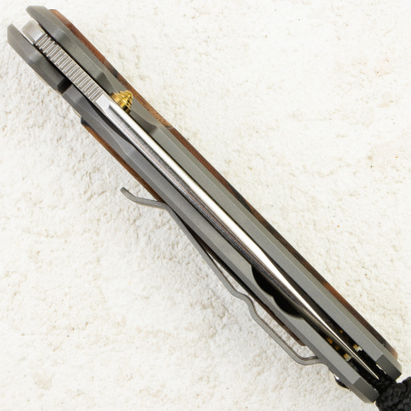 Нож Chris Reeve Small Sebenza 31 Inlay, CPM MagnaCut, Titanium/Macassar Ebony Handle, S31-1116