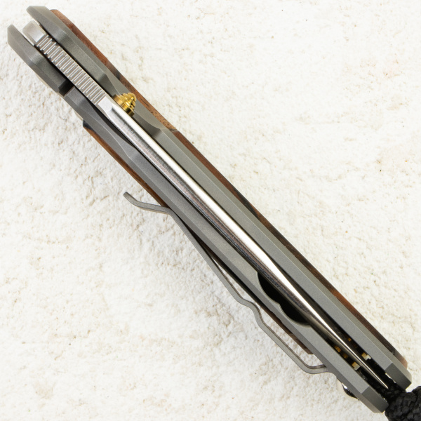 Нож Chris Reeve Small Sebenza 31 Inlay, CPM MagnaCut, Titanium/Macassar Ebony Handle, S31-1116