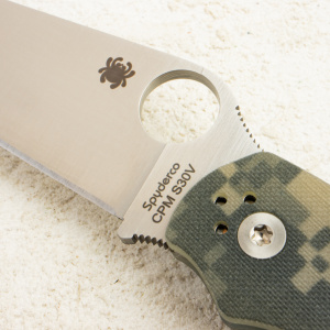 Нож Spyderco Military, CPM S30V, G10 Camo, C36GPCMO2 Нож Spyderco Military, CPM S30V, G10 Camo, C36GPCMO2
