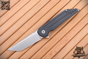 Нож Hoback Knives Kwaiback, Cru-Wear, Carbon fiber - складной туристические ножи из стали