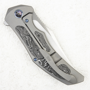Нож WE Knife Magnetron, CPM 20CV, Titanium/Aluminum Foil Carbon Fiber - складной туристические ножи из стали Нож WE Knife Magnetron, CPM 20CV, Titanium/Aluminum Foil Carbon Fiber - складной туристические ножи из стали