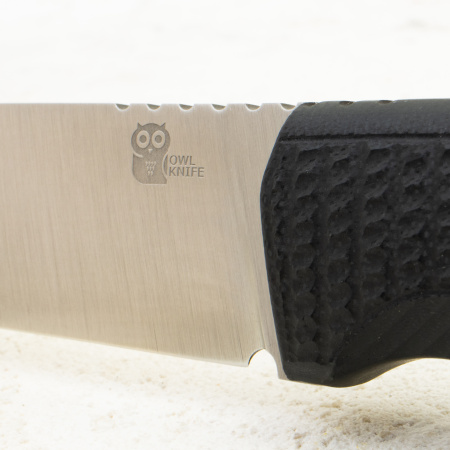 Нож OWL Barn S, JM390 Cryo, G10 Black, Kydex