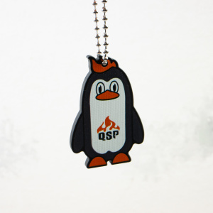 Брелок QSP из G10 в виде пингвина, QS-A001 Брелок QSP из G10 в виде пингвина, QS-A001