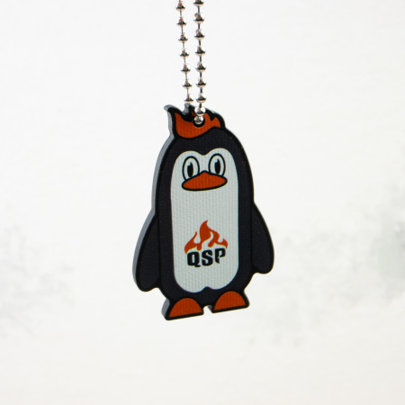 Брелок QSP из G10 в виде пингвина, QS-A001
