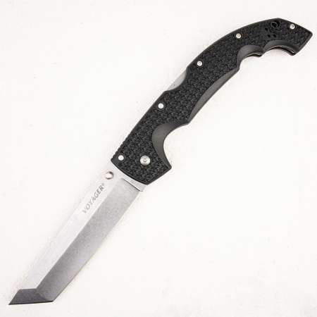 Нож Cold Steel XL Voyager Tanto, AUS-10A, Griv-Ex Black, CS29AXT Нож Cold Steel XL Voyager Tanto, AUS-10A, Griv-Ex Black, CS29AXT - купить в интернет-магазине Blademan
