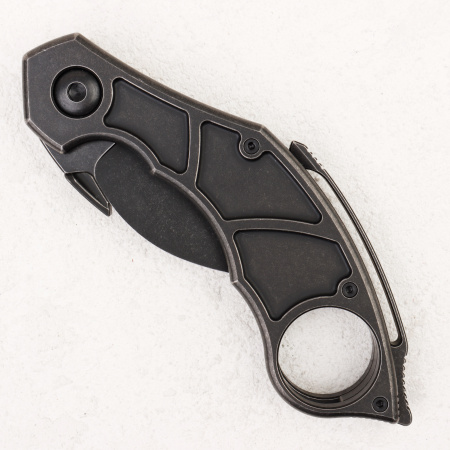 Нож Quartermaster Murtaugh Karambit, S35VN Black, Titanium Black