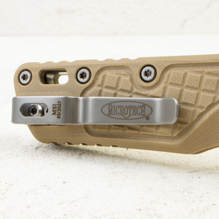 Нож Microtech MSI, Stonewash, M390, G10 Frag Tan, 210-10 Нож Microtech MSI, Stonewash, M390, G10 Frag Tan, 210-10