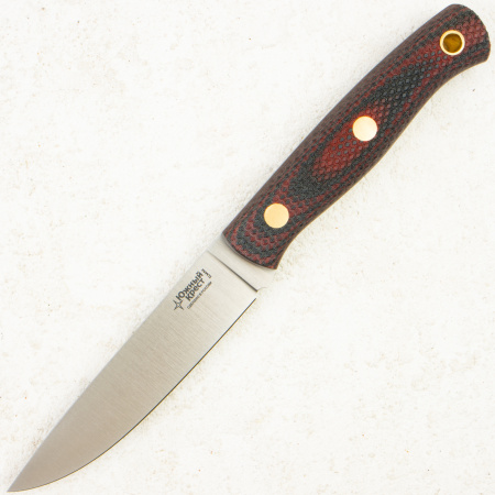 Нож Южный Крест Slender S, Elmax, Micarta Black/Red, Насечка