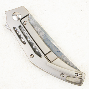 Нож WE Knife Speedliner, CPM 20CV, Gray Titanium Handle - складной туристические ножи из стали Нож WE Knife Speedliner, CPM 20CV, Gray Titanium Handle - складной туристические ножи из стали