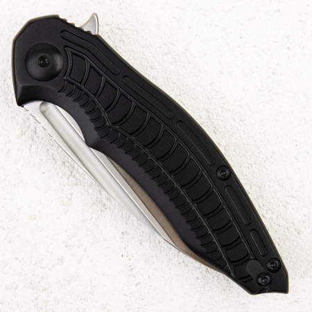 Нож Brous Blades Bionic Flipper, D2 Satin, Aluminium Black, BRB50