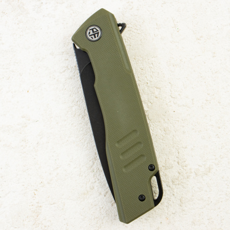 Нож Petrified Fish Loco, D2, Black Stonewash, G10 Green Handle, PFB02GRDW Нож Petrified Fish Loco, D2, Black Stonewash, G10 Green Handle, PFB02GRDW