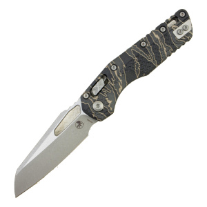 Нож Microtech MSI, Apocalyptic, M390, Polymer Tiger Stripe Camo, 210T-10