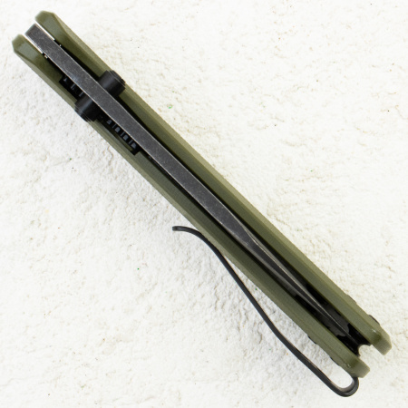 Нож QSP Canary Folder, 14C28N, Olive G10 Handle, QS150-F2