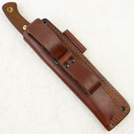 Нож Южный Крест Шершень L, VG-10, Convex, Micarta Coyote, Насечка