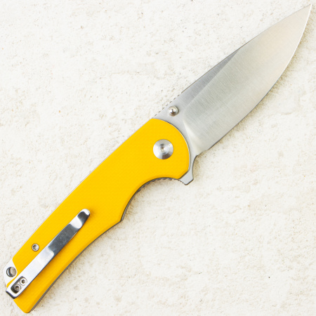 Нож SENCUT Praktisk, Satin, 9Cr18MoV, Coarse G10 Yellow Handle, S24019-2 Нож SENCUT Praktisk, Satin, 9Cr18MoV, Coarse G10 Yellow Handle, S24019-2
