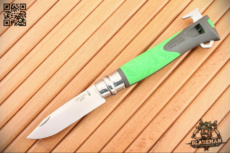 Нож Opinel №12 Explore, Нержавеющая сталь, Зеленый - купить в интернет-магазине Blademan