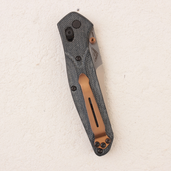 Нож Benchmade Osborne, M390, Denim Micarta Handle, 940-04