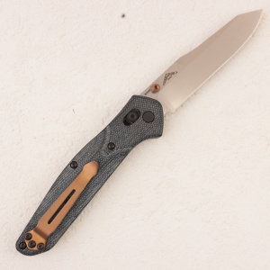 Нож Benchmade Osborne, M390, Denim Micarta Handle, 940-04