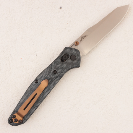 Нож Benchmade Osborne, M390, Denim Micarta Handle, 940-04