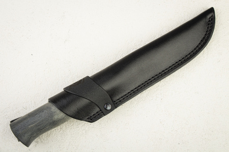 Нож Северная Корона Койот, N690, Стабилизированная Карельская берёза, NCC109