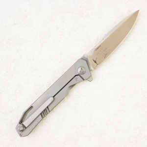 Mr.Blade Keeper NO SHNUR NO PARTY, M390, Titanium Metallic Mr.Blade Keeper NO SHNUR NO PARTY, M390, Titanium Metallic
