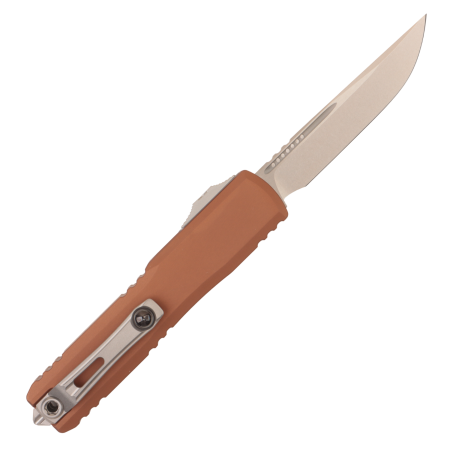 Нож Microtech Ultratech GEN IV, Stonewash, M390, Aluminum Brown Handle, 11214-10 BN