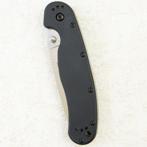Нож Ontario Rat 1, D2 Satin, Black Nylon, 8867