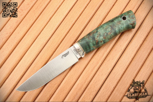 Южный Крест - Компаньон, Карельская береза Малахит, M390 - купить в интернет-магазине Blademan