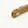 Нож Microtech UTX-85, Stonewash, M390, Aluminum Tan, 231-10 TA Нож Microtech UTX-85, Stonewash, M390, Aluminum Tan, 231-10 TA