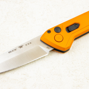 Нож Buck Wharncliffe Deploy Auto, 154CM, Aluminum Orange, 0838ORS-B Нож Buck Wharncliffe Deploy Auto, 154CM, Aluminum Orange, 0838ORS-B