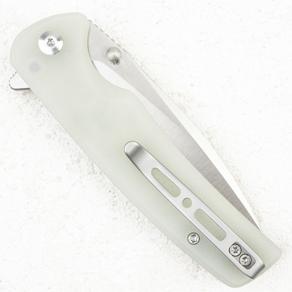 Нож Sencut Sachse Button Lock, 9Cr18MoV, G10 Natural
