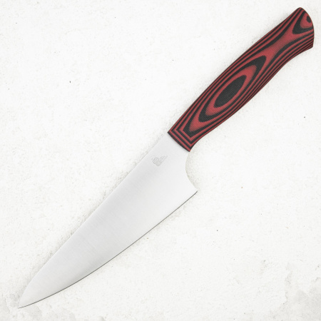 Нож минишеф OWL S160 F, N690 Cryo, G10 Black/Red + Ножны Kydex