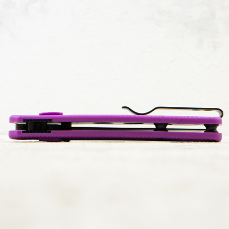 Нож QSP Penguin V2 Glyde Lock, Black, 14C28N, FRN Purple Handle, QS130GL-E2 Нож QSP Penguin V2 Glyde Lock, Black, 14C28N, FRN Purple Handle, QS130GL-E2