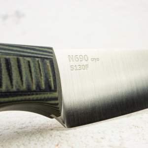 Нож OWL S130F, N690, G-10 Black-Olive, OWL-5031111120