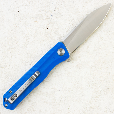 Нож Petrified Fish Forward, Сатин, D2, G10 Blue Handle, PF818BS Нож Petrified Fish Forward, Сатин, D2, G10 Blue Handle, PF818BS