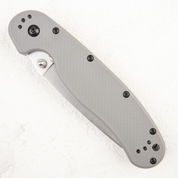 Ontario Rat 1 Folder Gray, Satin Blade, ON8848GY